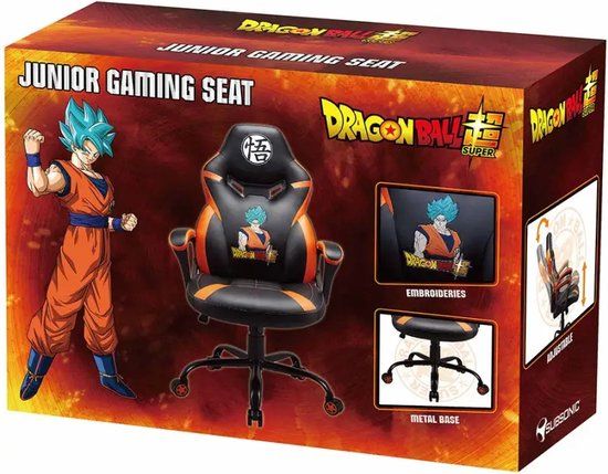 Subsonic Dragon Ball Super Gaming Chair Junior – Ergonomische Kinder Bureaustoel – Verstelbare Hoogte, Rocking Functie & Officieel Gelicentieerd