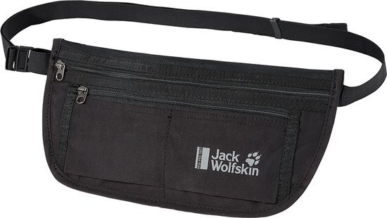 Jack Wolfskin Jack Wolfskin Document Belt RFID black Zwart