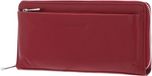 bruno banani Portefeuille en cuir Zip Around Portefeuille Rouge