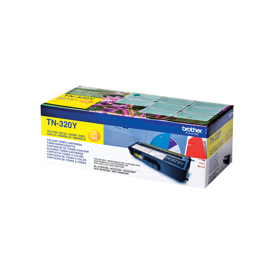Brother TN-320Y toner cartridge - geel - 1500 pagina's