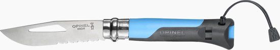 Opinel No8 Outdoor Zakmes - Grijs-Blauw - 19 cm