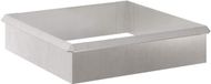 vidaXL Slakkenhekken 8 st 100 x 3,5 x 25 cm roestvrij staal zilver