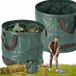 GardenLine - Sac à déchets de jardin - 60L - Polypropylène - Vert foncé