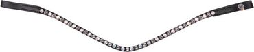 Waldhausen X Line Frontriem Glam, Zwart