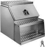 VEVOR Zadeltas Opstapkist, 610x695x645 mm, Zilver