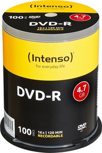 Intenso DVD-R disc 4.7 GB - 100 stuks - Spindel