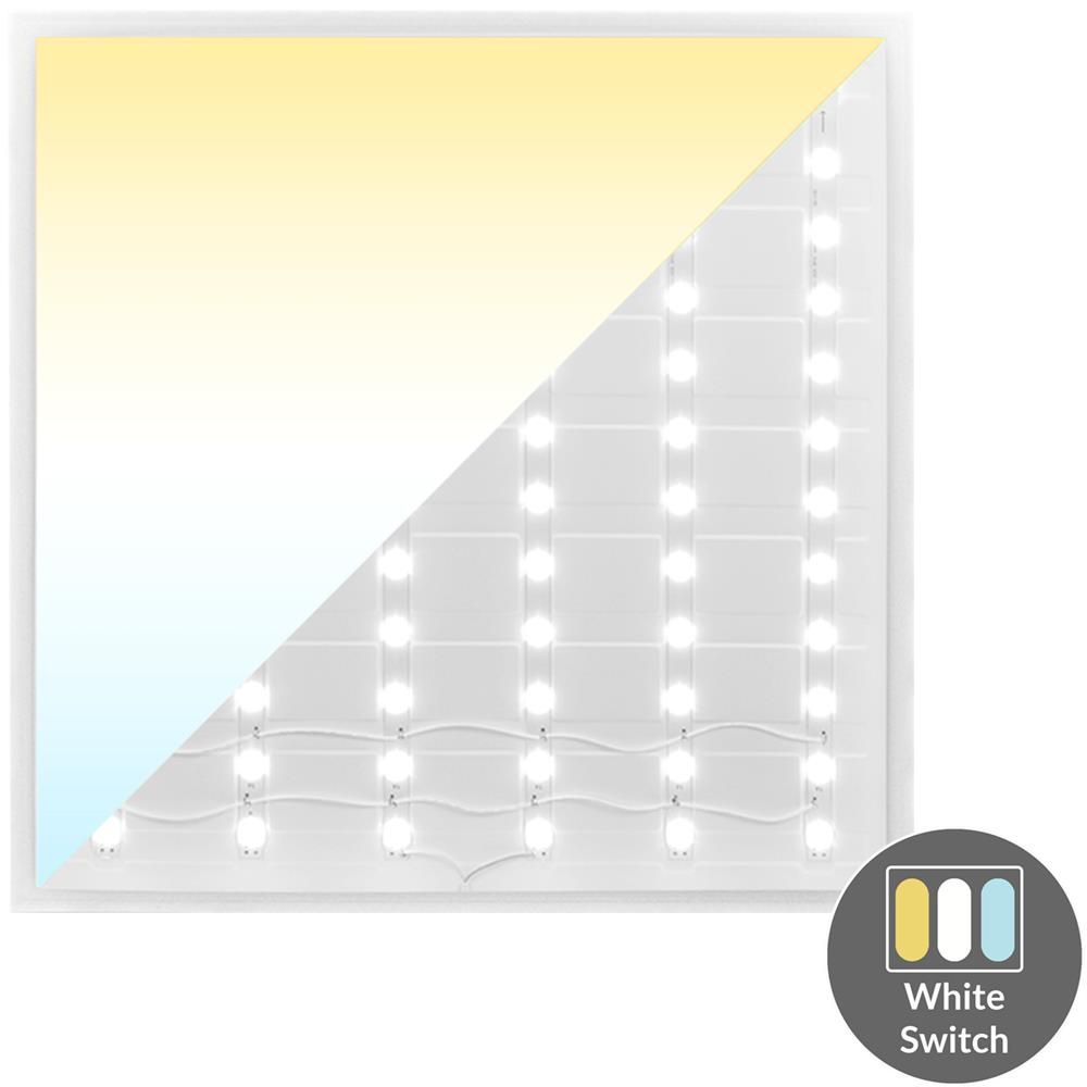 Enzo LED backlit paneel wit 60x60cm 36W 4500Lm Tri-White - 5016200