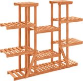 vidaXL Plantenstandaard 110x25x110,5 cm massief vurenhout