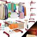 Pinces à linge Étagère à pinces à linge Convient pour l'intérieur et l'extérieur Étendoir à linge Séchage stable