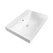 Saniclass Wave lavabo 61x46x7.5cm 1 bac 0 trous de robinetterie blanc brillant 2630