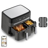 Tefal Dual Easy Fry & Grill EY905B - Airfryer - 8.3L - 2700W - Grijs