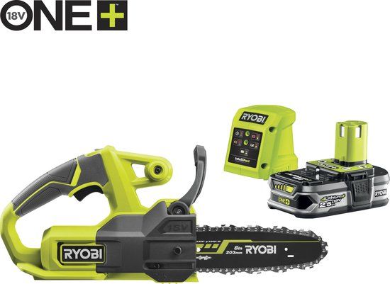 Ryobi ONE+ Kettingzaag - RY18CS20A - Lichtgewicht - Wendbaar