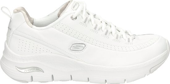 SKECHERS Arch Fit-Citi Drive Dames Sneakers - White/Silver - Maat 40