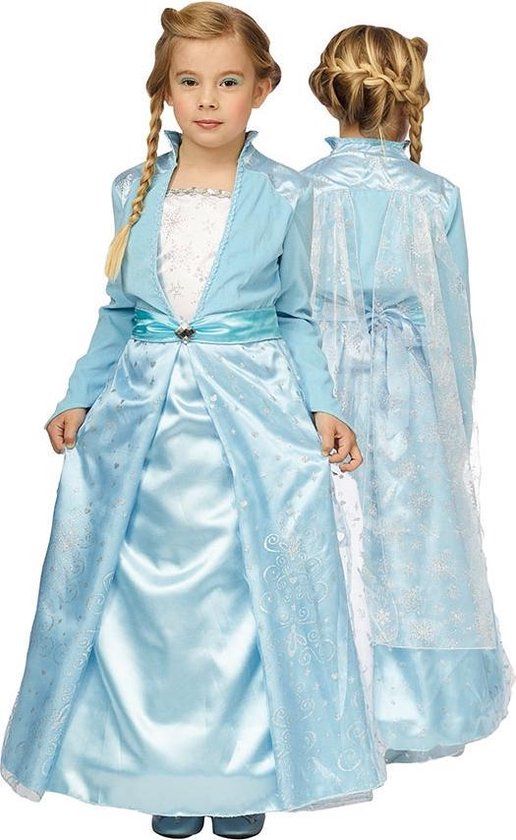 Faram Prinsessenjurk Sophie Blauw Premium - Maat 116 - Meisjes - Disney Frozen