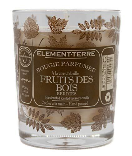 ELEMENT-TERRE Geurkaars 200 g, 50 uur fruit Des Bois