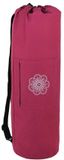 Bodhi Surya Yogatas extra groot voor wollen yogamatten - 90 cm - aubergine