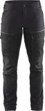 Blåkläder Servicewerkbroek met stretch voor dames 7166-1845 - Zwart/Donkergrijs - C32