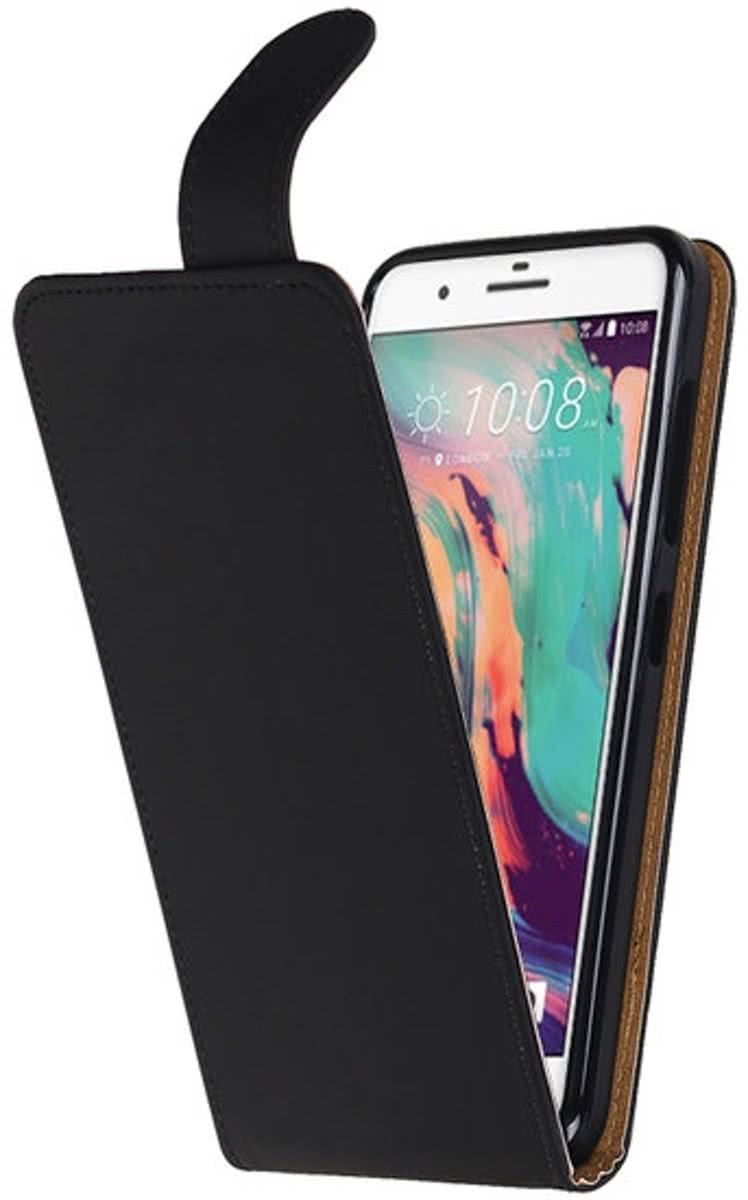 Best Cases .nl HTC One X10 Effen TPU Classic Flip Hoesje Zwart