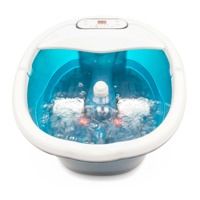 Rio FTBH7 Bain de pieds - 450W - Bleu/Transparent/Blanc