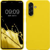 kwmobile telefoonhoesje geschikt voor Samsung Galaxy A56 5G - Back cover in stralend geel