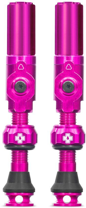 Muc-Off Tubeless Valve Big Bore Hybrid Medium Pink SchrÃ¤der Valve 35mm