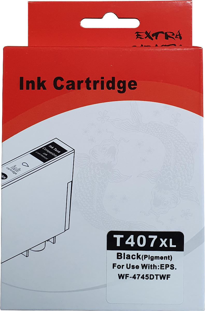 Huismerk Epson 407 cartridge zwart