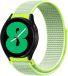 By Qubix Sport Loop bandje - Geel - Samsung Galaxy Watch 4 - 40mm - 44mm