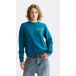 Scotch & Soda Small Artwork Regular Fit Sweatshirt Deep Lagoon Maat: M