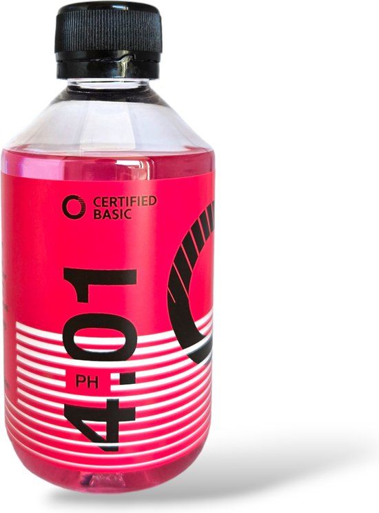 pH 4 Calibration Fluid - Red - 5 cm