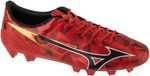 Mizuno Alpha II Select FG Voetbalschoenen Mannen Rood Maat 46