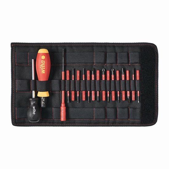 Wiha Momentschroevendraaierset TorqueVario®-S electric 0,8-5,0 Nm 19-delig