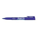 Pentel NMS50 Permanente Marker Fijne Punt Blauw 1 Stuk(s)