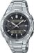 CASIO Waveceptor horloge, roestvrij staal, quartz, sportief, grijs