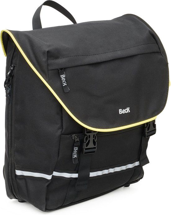 BECK SPRTV Single fietstas - Geel - 15L - Waterafstotend - Achter