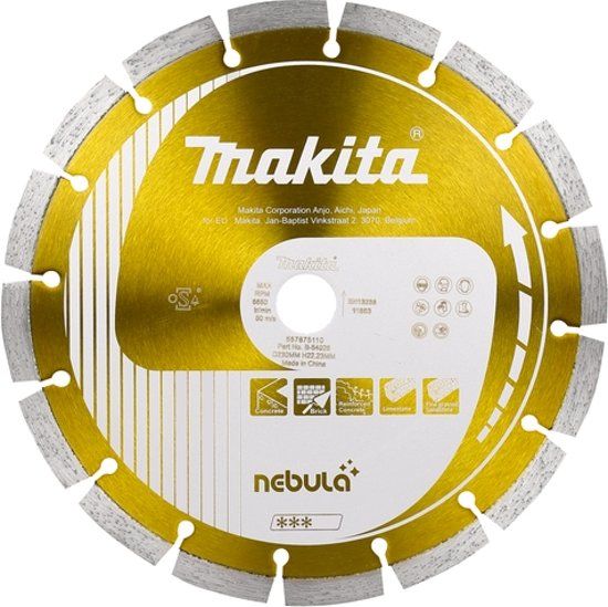 Makita B-54069 Diamantschijf 400x25,4 oranje