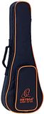 ORTEGA Pineapple Ukulele Economy tas - zwart/oranje (OUBSTD-PINE)