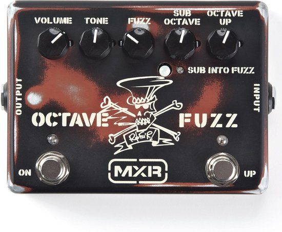 MXR SF01R Slash Octave Fuzz Limited Edition Red - Effectpedaal