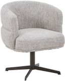 DÉJA Living Eetkamerstoel Coria - Beige/Brons - Draaibaar - Set van 2