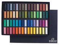 Rembrandt professionele zachte pastelset algemene kleurselectie deluxe | 60 halve pastelkrijtjes
