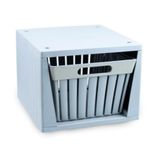 Ecoplast Modulaire kubus doga, opbergmand van gerecycled plastic, geel, 35 l