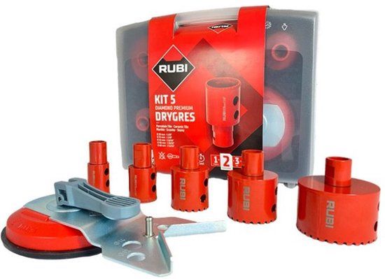 Rubi Drygres Premium diamantboren set 5 delig (M14)