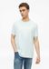 s.Oliver T-shirt met vlammengaren en artwork voor heren, maat S, licht turquoise