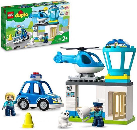 lego DUPLO Politiebureau & Helikopter - 10959