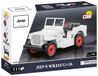Jeep Willys CJ-2A bouwset, 111 onderdelen, kunststof, meerkleurig