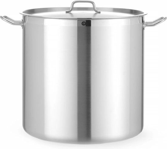 HENDI Kookpan hoog – met deksel – sandwichbodem – inductie geschikt – 70L – ⌀450x(H)450mm