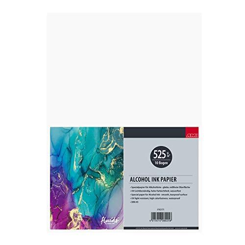 Artservice-Tube Alcohol Ink Block, alcohol-inkt blok, alcohol-inkt papier, boogproduct, 525 g/m² (DIN A5 - vel product)