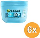 Garnier 6x Skin Active Hyaluron Fresh & Plump Sorbet Creme (6 x 85 ml)