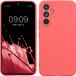 kwmobile telefoonhoesje geschikt voor Samsung Galaxy A54 5G - Hoesje voor smartphone - Precisie camera uitsnede - In neon koraal