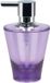 Spirella Zeepdispenser Max Light – Paars Kunststof – Vrijstaand – 9 cm Breed
