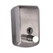 Chaqueta Cofan Distributeur de savon en acier inoxydable 304 | Capacité : 500 ml ou 1 litre | Dimensions : 10 x 6 x 15,5 cm | Distributeur de savon avec fenêtre de visualisation (acier inoxydable, 500 ml)